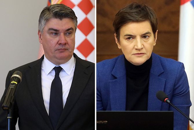 Ana Brnabić Zoran Milanović