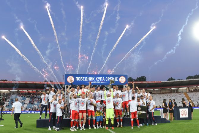 Fudbal finale Kup Srbije  Crvena zvezda Partizan