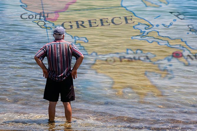 Izgubljeni deda plaža Grčka