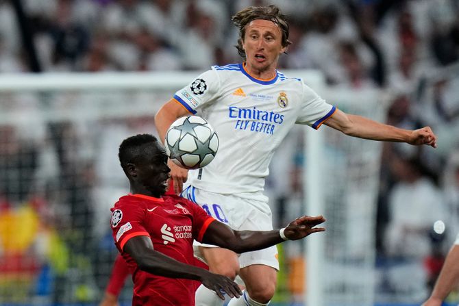 Finale Lige šampiona FK Liverpul - FK Real Madrid Luka Modrić