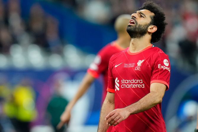 Finale Lige šampiona FK Liverpul - FK Real Madrid Mohamed Salah