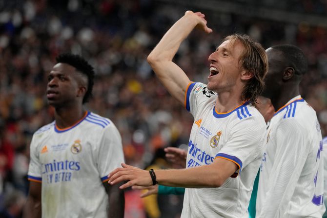 Finale Lige šampiona FK Liverpul - FK Real Madrid Luka Modrić