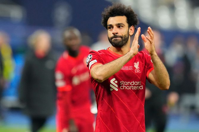 Finale Lige šampiona FK Liverpul - FK Real Madrid Mohamed Salah