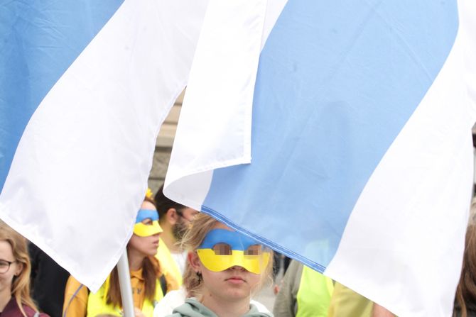 Beograd protest Rusi, Ukrajinci, Belorusi i Srbi zajedno protiv rata