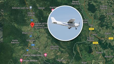 Hrvatska Rakovica nestao avion Cessna