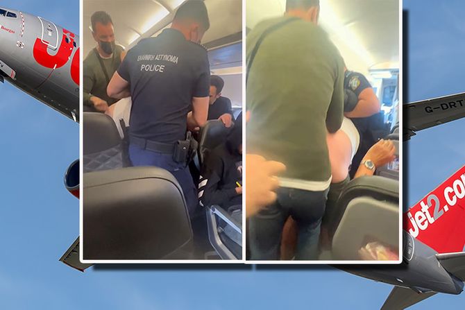 Pijani putnik avion Jet2 urinirao Fičer