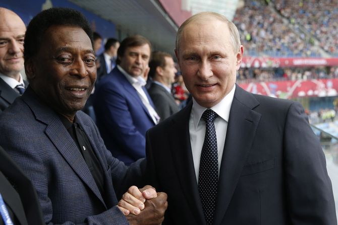 Pele, Vladimir Putin