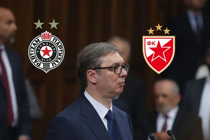 Aleksandar Vučić Zvezda Partizan