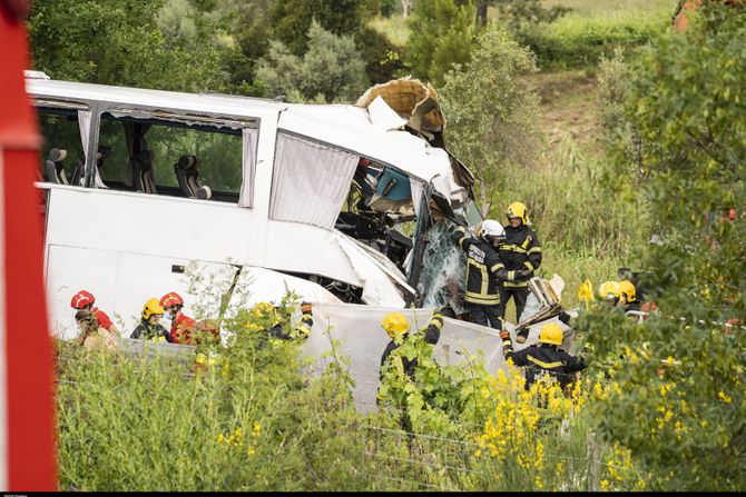 Autobus nesreća, sudar