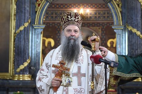 Patrijarh SPC Porfirije liturgija  tomos arhiepiskopu Stefanu