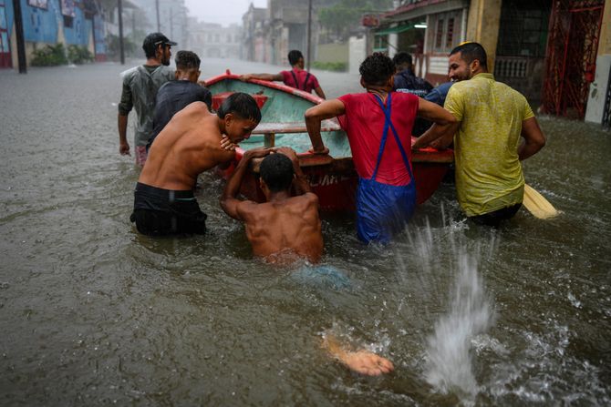 Havana Kuba oluja kiša poplave