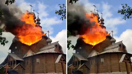 Ukrajina rat u Ukrajini crkva gori Svjatogorska lavra