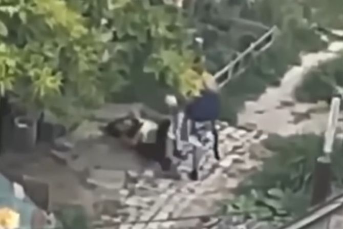 Novi Sad, nasilje, muškarac udara ženu Novi Sad, nasilje, muškarac udara ženu