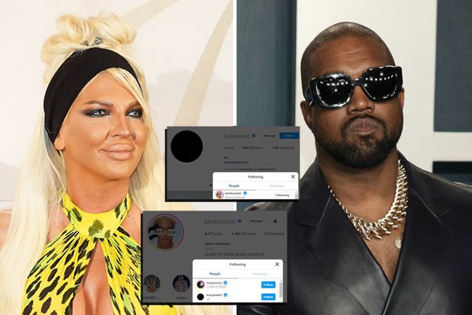 Jelena Karleuša, JK, Kanje Vest Kanye West