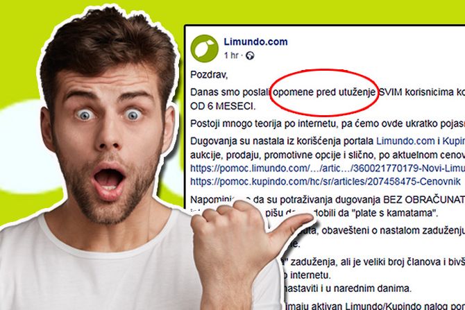 Limundo opomene pred utuženje Limundo opomene pred utuženje