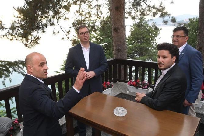 Ohrid Samit regionalne inicijative Otvoreni Balkan Aleksandar Vučić Edi Rama Zoran Tegeltija Dritan Abazović Dimitar Kovačevski