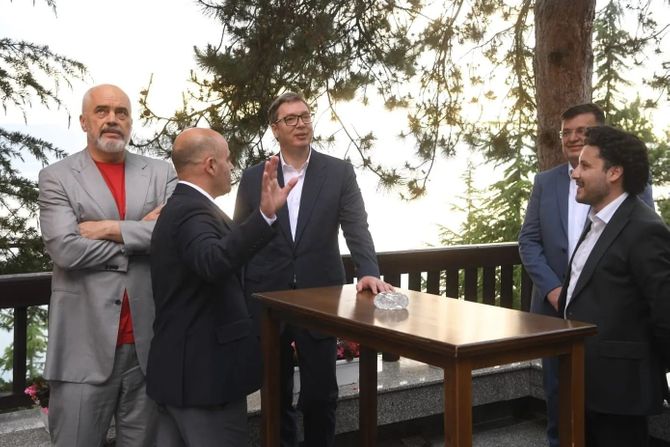 Ohrid Samit regionalne inicijative Otvoreni Balkan Aleksandar Vučić Edi Rama Zoran Tegeltija Dritan Abazović Dimitar Kovačevski