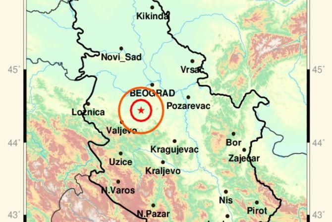 Zemljotres, Lazarevac Zemljotres, Lazarevac