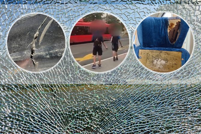 Uhapšena grupa koja je kamenovala voz "Soko" Uhapšena grupa koja je kamenovala voz "Soko"