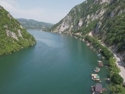 Radisav Mićević, jezero Perućac