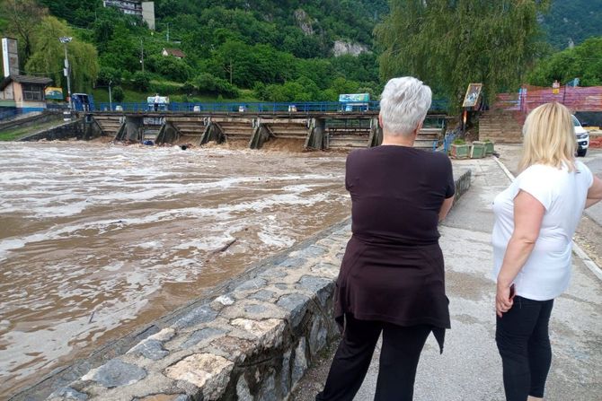 Kosjerić, Užice, reka Đetinja, poplava