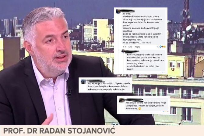 Prof. dr Radan Stojanović, HPV vakcina