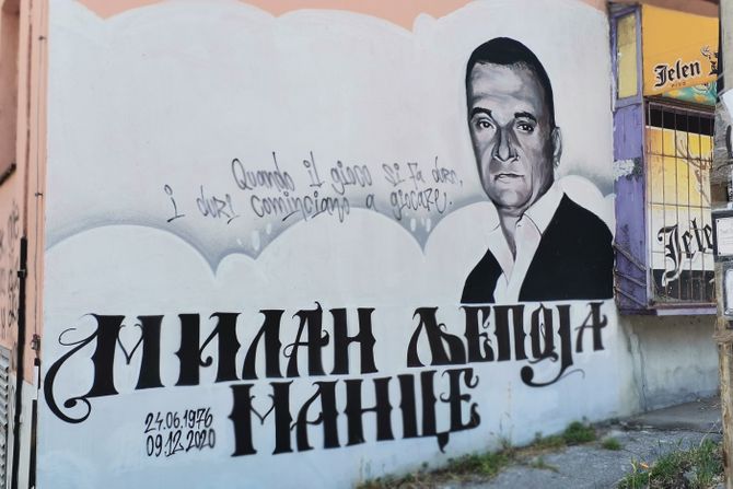 mural Milanu Ljepoji u Nišu