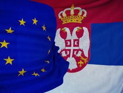 Evropska Unija Srbija zastave