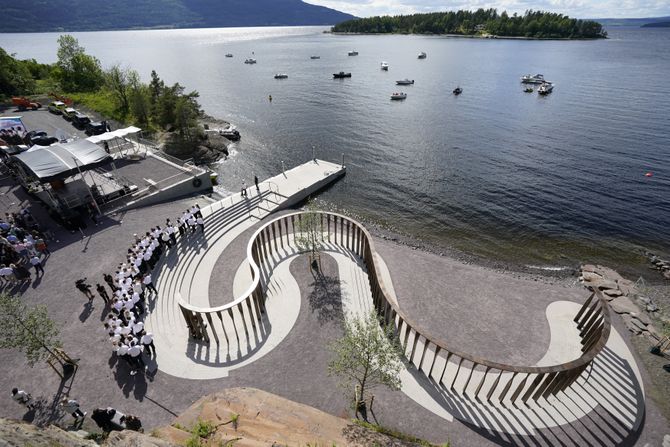 Norveška, spomenik žrtvama Andersona Brejvika