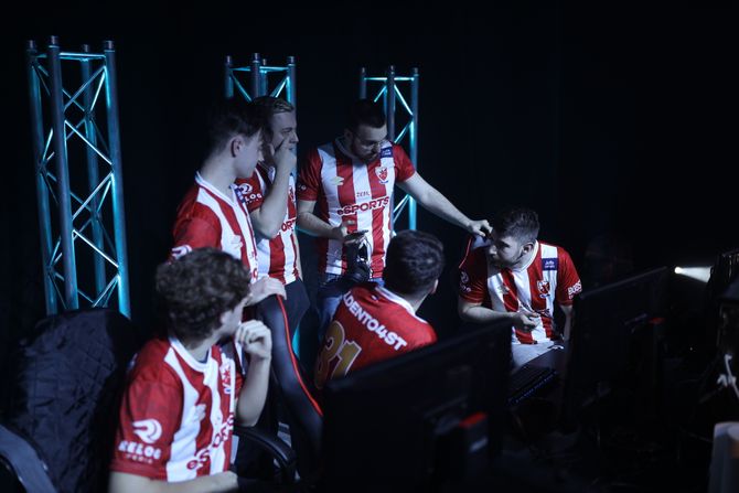 Esport Crvena zvezda, Tejstles, EBL liga