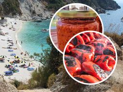 Grčka, ajvar, paprike