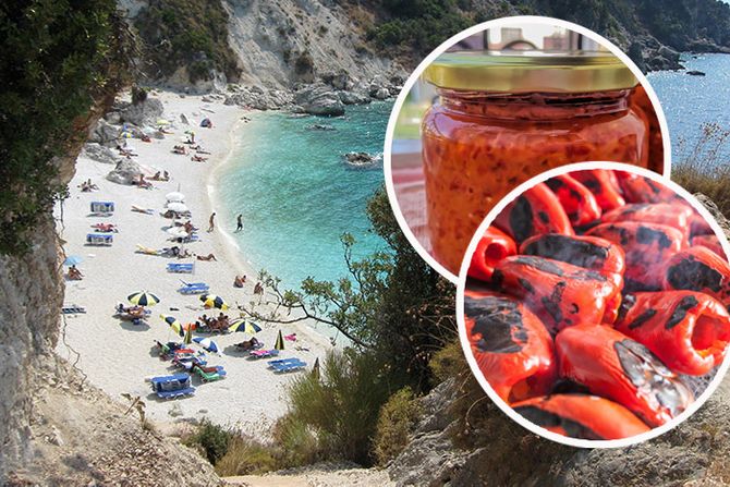 Grčka, ajvar, paprike Grčka, ajvar, paprike