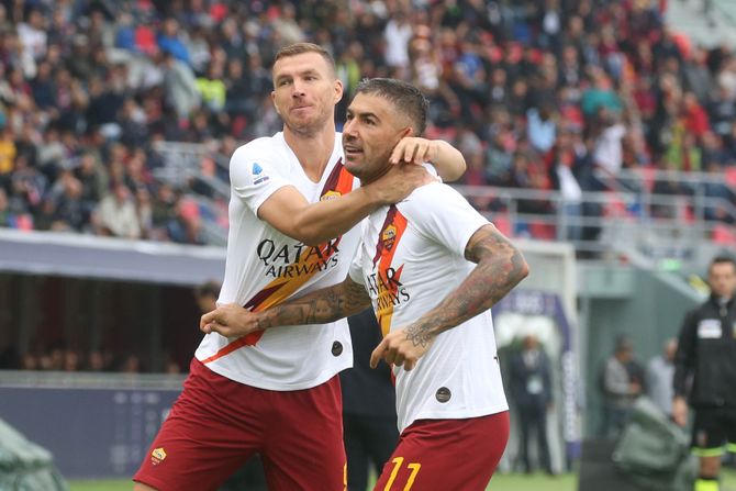 Edin Džeko, Aleksandar Kolarov Edin Džeko, Aleksandar Kolarov