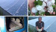 Emergency situation introduced after a terrible storm: Tennis ball-sized hailsones devastate Dragacevo