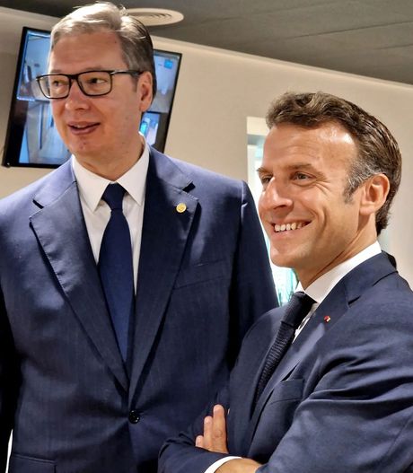 Aleksandar Vučić, Emanuel Makron Aleksandar Vučić, Emanuel Makron