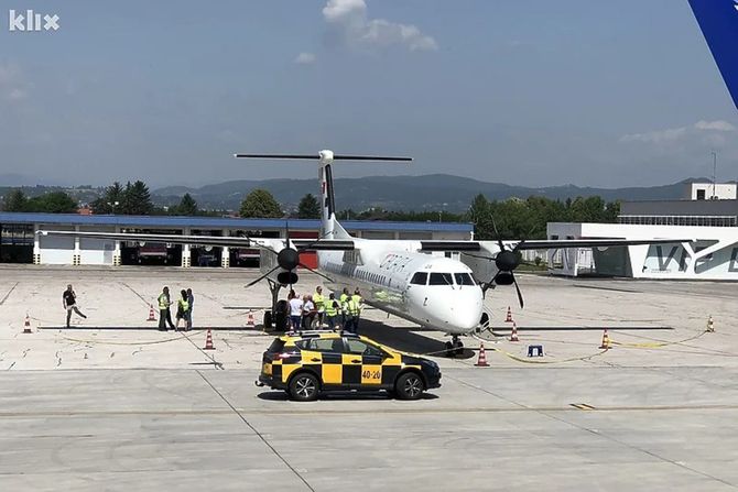 Avion Croatia Airlines Sarajevo