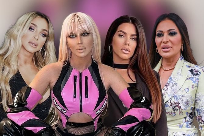 Jelena Karleuša, Ceca Ražnatović, Seka Aleksić i Maja Berović