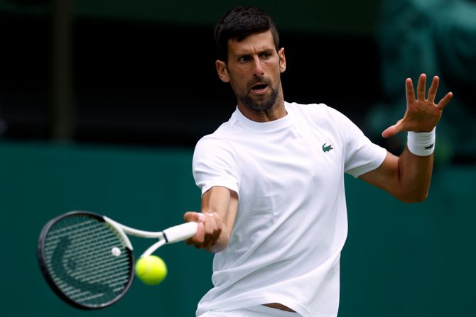 Novak Đoković i Rafael Nadal trenirali odvojeno na Vimbldonu Novak Đoković i Rafael Nadal trenirali odvojeno na Vimbldonu