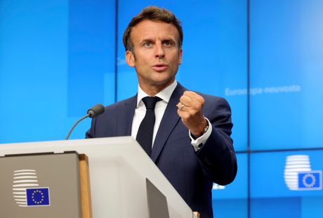 Emanuel Makron, EU samit, Brisel Emanuel Makron, EU samit, Brisel