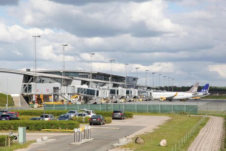 Billund airport in Denmark, Bilund aerodrom Danska