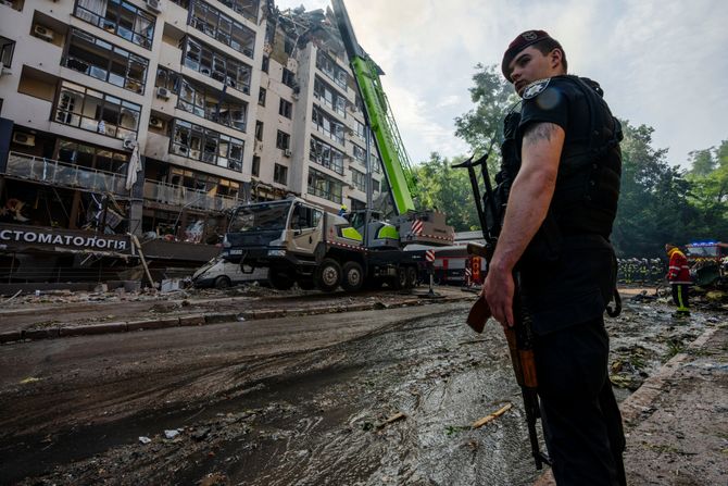 Ukrajina Kijev eksplozija rat u Ukrajini Rusija