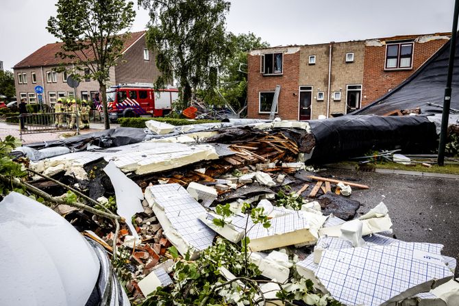 Zierikzee, Holandija, nevreme