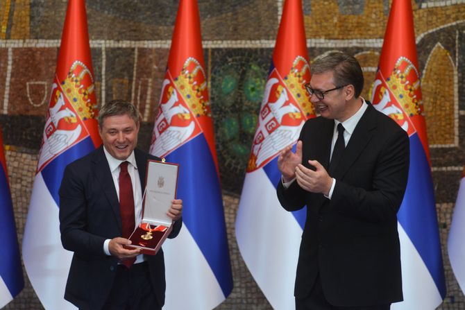 Aleksandar Vučić Vidovdan odlikovanja svečani prijem