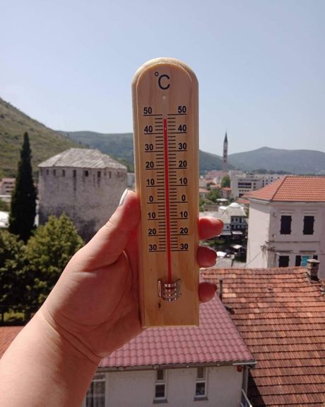 Mostar, vrućina