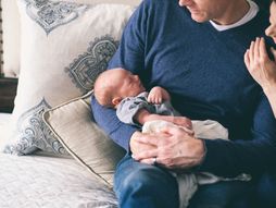 porodica, beba, novorođenče, otac, majka