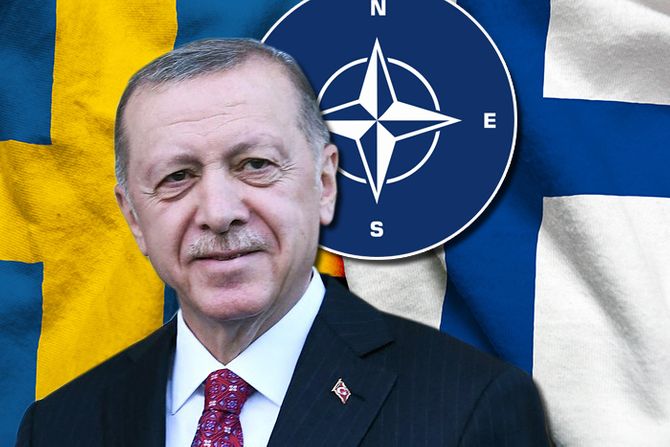 Erdogan Švedska Finska NATO