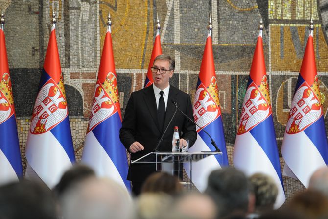 Aleksandar Vučić Vidovdan odlikovanja svečani prijem