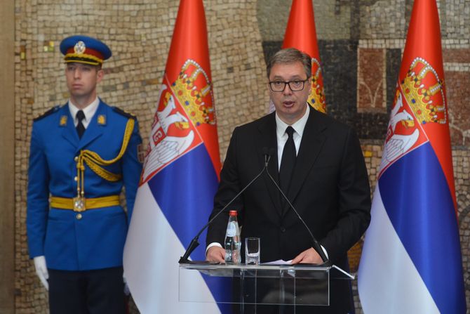 Aleksandar Vučić Vidovdan odlikovanja svečani prijem