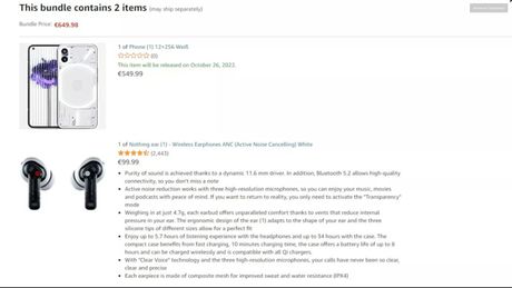 Nothing Phone 1 nemački Amazon cena