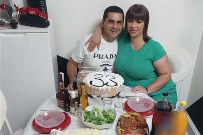 Miljana Kulić i Nenad Macanović Bebica Miljana Kulić i Nenad Macanović Bebica